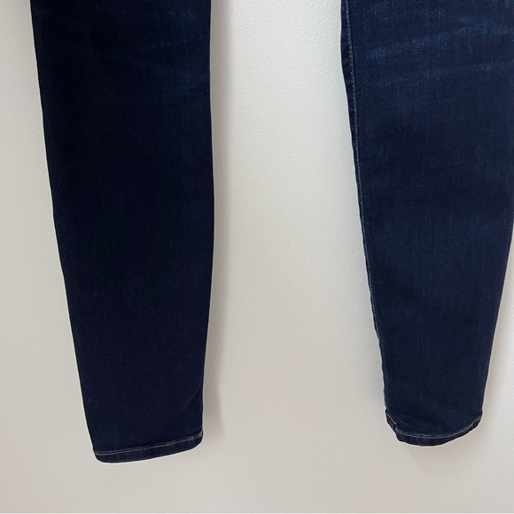 Madewell 9” Mid-Rise Skinny Jeans Women's Size 26 Dark Wash - Picture 10 of 15